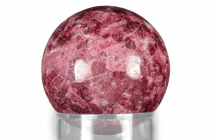 Hot-Pink, Polished Thulite Sphere - Trondheim, Norway #343930
